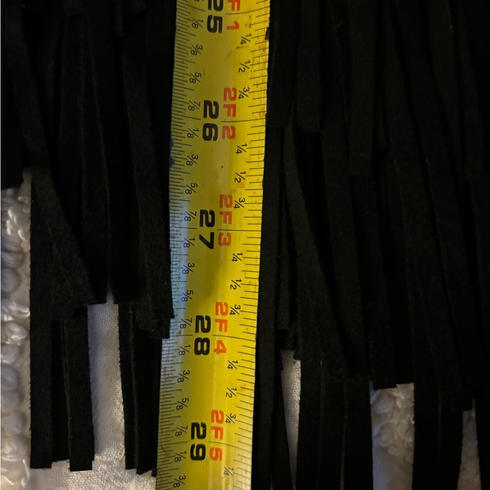 Idyllwind Asymmetrical Black Fringe Skirt - Picture 9 of 9